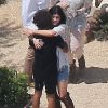 Exclusif - Kylie Jenner et Jaden Smith - Les amis et la famille étaient réunis chez Kourtney Kardashian pour assister à "Kidchella", la fête du premier anniversaire de North West, la fille de Kim Kardashian et son mari Kanye West à Calabasas, le 21 juin 2014.