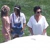 Exclusif - Koutney Kardashian et Kris Jenner - Les amis et la famille étaient réunis chez Kourtney Kardashian pour assister à "Kidchella", la fête du premier anniversaire de North West, la fille de Kim Kardashian et son mari Kanye West à Calabasas, le 21 juin 2014.