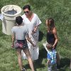 Exclusif - Kris Jenner et Kendall Jenner - Les amis et la famille étaient réunis chez Kourtney Kardashian pour assister à "Kidchella", la fête du premier anniversaire de North West, la fille de Kim Kardashian et son mari Kanye West à Calabasas, le 21 juin 2014.