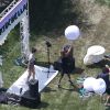 Exclusif - Kendall Jenner, Jaden Smith et Kylie Jenner - Les amis et la famille étaient réunis chez Kourtney Kardashian pour assister à "Kidchella", la fête du premier anniversaire de North West, la fille de Kim Kardashian et son mari Kanye West à Calabasas, le 21 juin 2014.