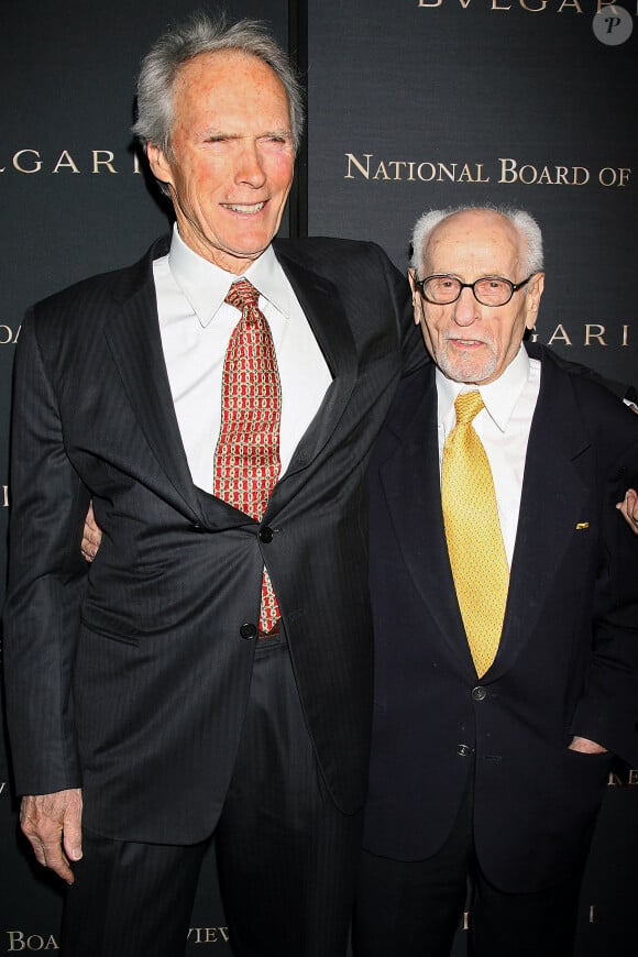 Clint Eastwood et Eli Wallach à New York le 9 janvier 2007.