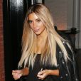 Kim Kardashian quitte le restaurant The Mercer Kitchen. New York, le 25 juin 2014.