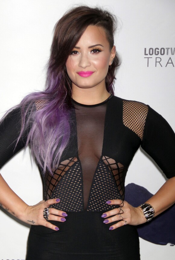 Demi Lovato à la soirée "Trailblazers" à New York, le 2014.