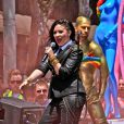 Demi Lovato lors de la Los Angeles Gay Pride Parade, le 8 juin 2014.