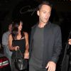 Courteney Cox et son compagnon Johnny McDaid dînent en tête-à-tête au restaurant Craig à West Hollywood, le 25 juin 2014.