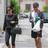 Courteney Cox et son compagnon Johnny McDaid dans les rues de Beverly Hills, le 25 juin 2014.