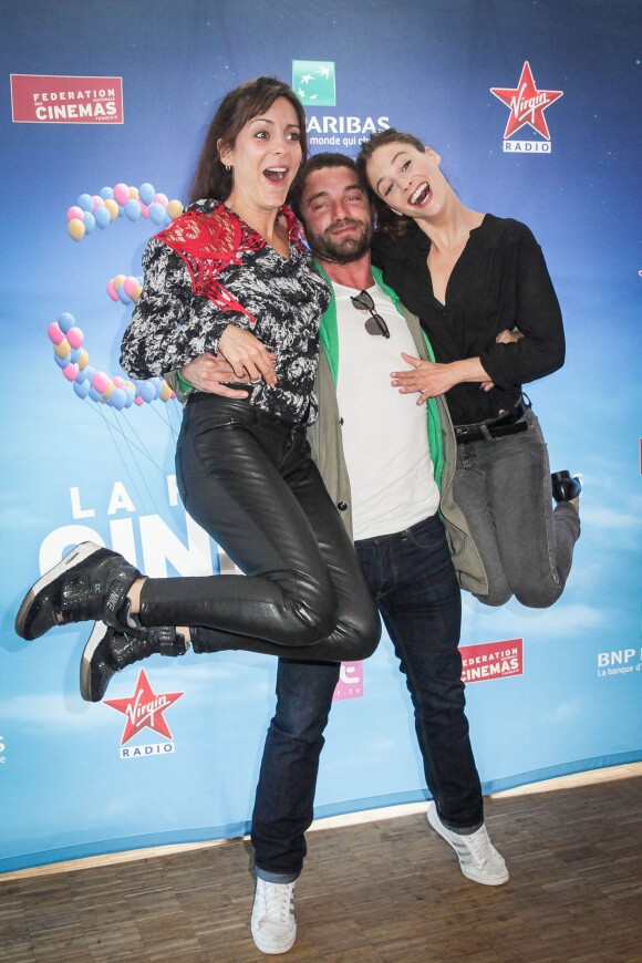 Mélanie Bernier, Guillaume Gouix, Audrey Dana - Ouverture de la 30e fête du Cinéma à Paris le 29 juin 2014.