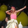Lily Allen lors du Festival de Glastonbury en Angleterre, le 28 juin 2014.