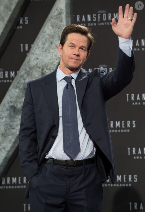 Mark Wahlberg à la première de "Transformers - The Age of Extinction" à Berlin, le 29 juin 2014.