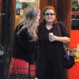  La fameuse Princesse Leia, Carrie Fisher, se promenant avec sa fille Billie &agrave; New York le 6 mai 2012 