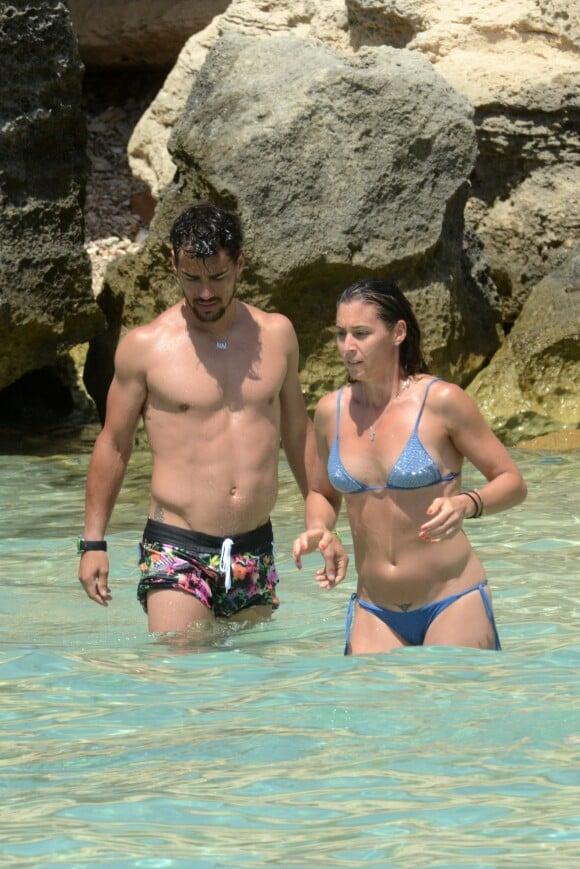 Flavia Pennetta et Fabio Fognini à Ibiza le 9 juin 2014