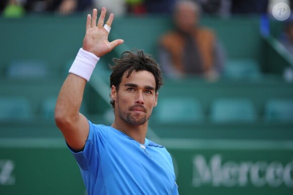 Tennis : Fabio Fognini joue avec un équipement arc-en-ciel après