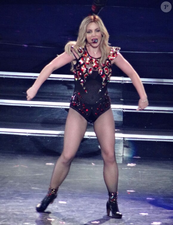 Britney Spears en concert au Planet Hollywood Resort à Las Vegas, le 27 décembre 2013.