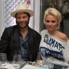 Rick Salomon et Pamela Anderson - Soirée Vanity Fair Armani à l'Eden Roc au cap d'Antibes le 17 mai 2014