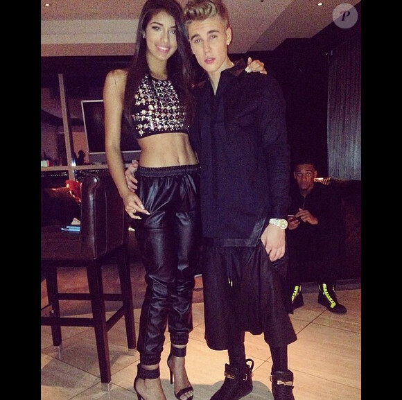 Justin Bieber et le mannequin Yovanna Ventura, inséparables sur les réseaux sociaux. 