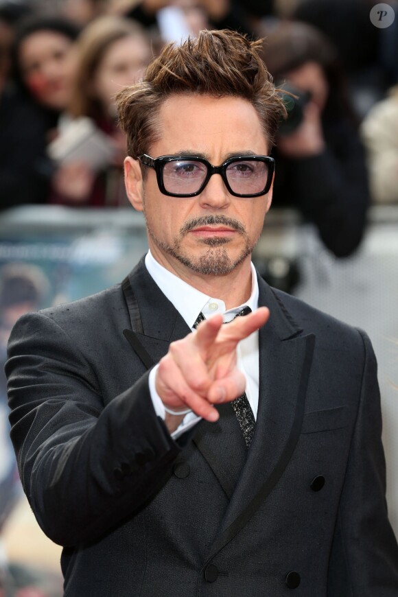 Robert Downey Jr. à Londres le 18 avril 2013.