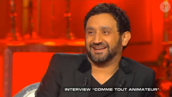 Cyril Hanouna, invité sur le plateau de Salut les Terriens, le samedi 19 avril 2014 sur Canal+.