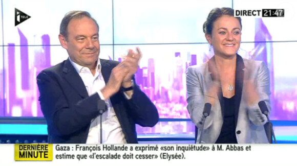Xavier Couture et Marie-Laure Harel lui rendent hommage dans la dernière de "On ne va pas se mentir" sur i-Télé. Jeudi 10 juillet 2014.