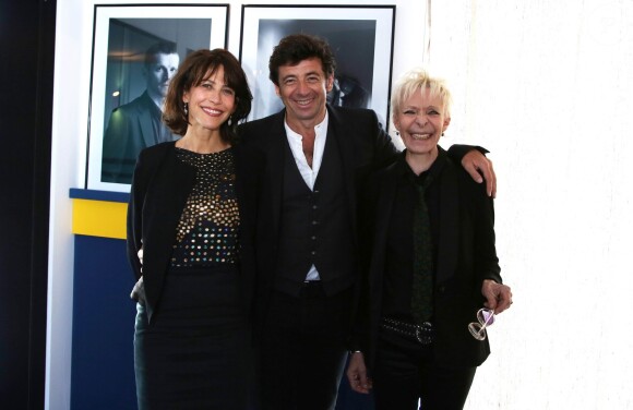 Exclusif - Sophie Marceau, Patrick Bruel et Tonie Marshall lors du 67e festival du film de Cannes le 18 mai 2014.