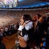 Rihanna dévoile sa poitrine après la victoire allemande en Coupe du monde au Maracanã de Rio, photo publiée sur son compte Twitter le 13 juillet 2014
