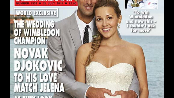 Novak Djokovic, l'heureux marié raconte : ''Jelena ressemblait à un ange''