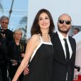 Helena Noguerra et son compagnon Fabrice Du Welz - Montée des marches du film "Sils Maria" lors du 67e Festival du film de Cannes, le 23 mai 2014.