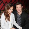 Vanessa Minnillo et son époux Nick Lachey lors des Sprint Sound Sessions Featuring Pharrell Williams, au Webster Hall de New York le 29 avril 2014