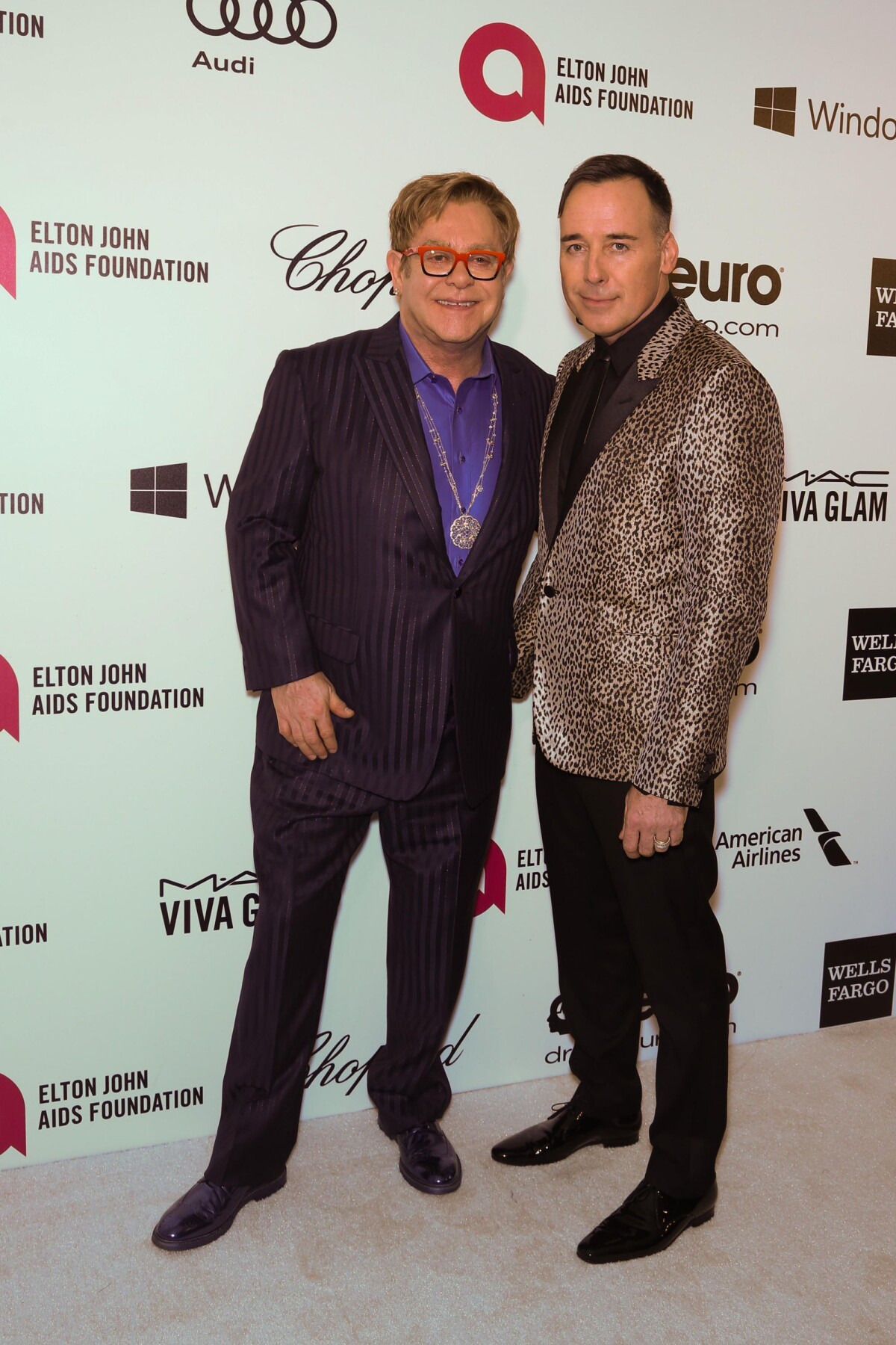 Photo Elton John et son mari David Furnish Personnalités à la