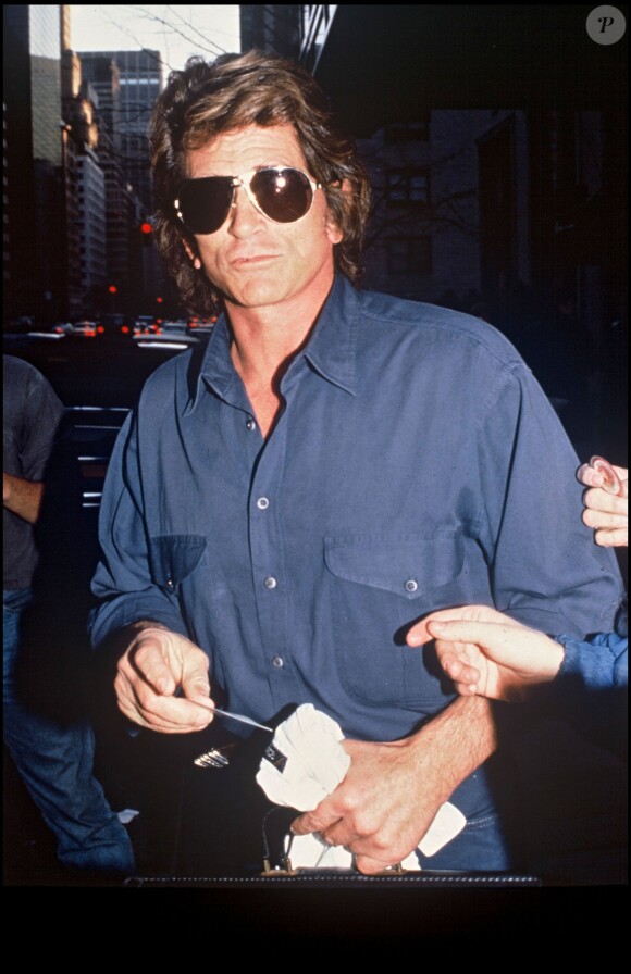Archives - Micheal Landon à New York en 1991.