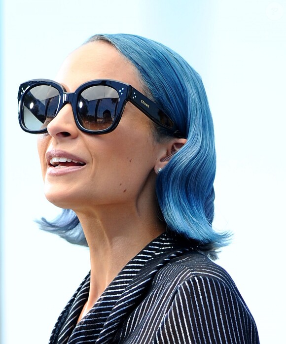 Nicole Richie discute avec Mario Lopez le 16 juillet 2014 à Los Angeles