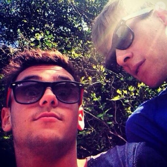 Tom Daley et Dustin Lance Black, photo postée le 10 juin 2014.