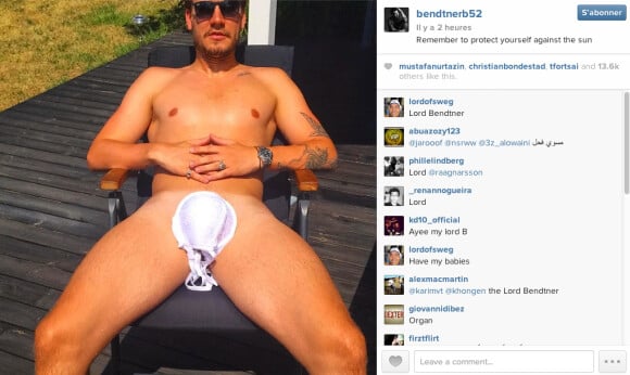 Nicklas Bendtner nu sur Instagram le 18 juillet 2014. 