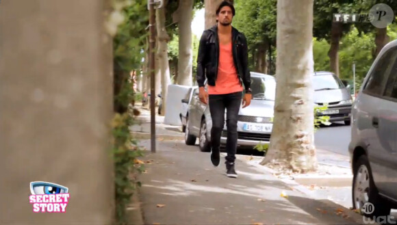 Stéfan, candidat de Secret Story 8, dans son portrait (Secret Story 8, le vendredi 18 juillet 2014.)