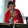Christophe Beaugrand, le 28 mai 2014 dans les studios de Virgin Radio.