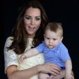  Kate Middleton et le prince George de Cambridge au zoo de Taronga le 20 avril 2014 