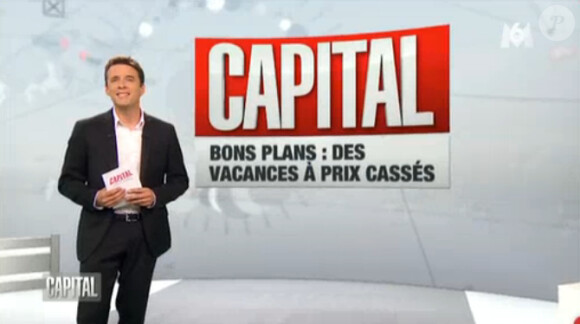 François-Xavier Ménage présente Capital, le dimanche 20 juillet 2014 sur M6.
