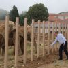 Exclusif -  Arrivée des éléphantes Baby et Népal au domaine de Fontbonne sur la commune de Peille, le 13 juillet 2013.