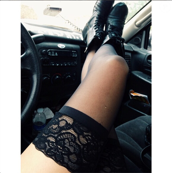 Alexandria Morgan a aussi des jambes, photo publiée sur son compte Instagram, le 14 décembre 2014