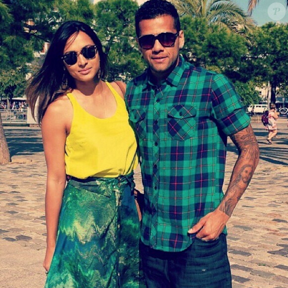 Dani Alves et son ex-compagne Thaissa Carvalho