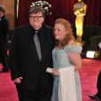  Michael Moore et son &eacute;pouse lors des 80e Academy Awards, au Kodak Theater de Hollywood Boulevard &agrave; Los Angeles, le 24 f&eacute;vrier 2008 