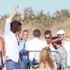 Orlando Bloom profite de ses vacances à Ibiza avec ses amies et amis, le 29 juillet 2014