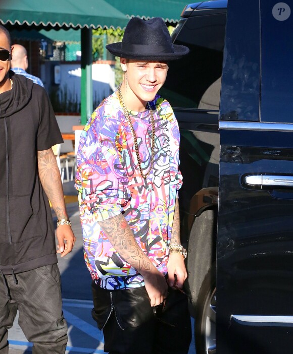 Justin Bieber au Whole Foods grocery store à Sherman Oaks, le 21 juillet 2014