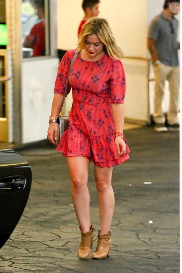 Hilary Duff à Los Angeles, le 29 juillet 2014.