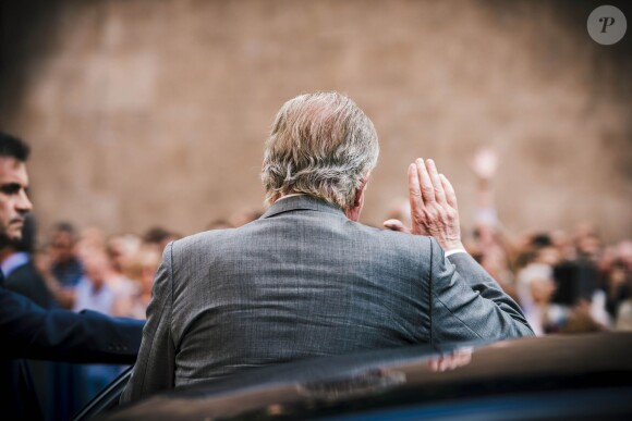 Le roi Juan Carlos lors du lancement de la fête des taureaux de San Isidro à Las Ventas à Madrid, le 4 juin 2014