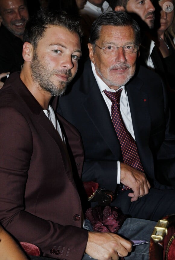 Christophe Maé et Jean-Claude Camus à Paris, le 9 septembre 2012.