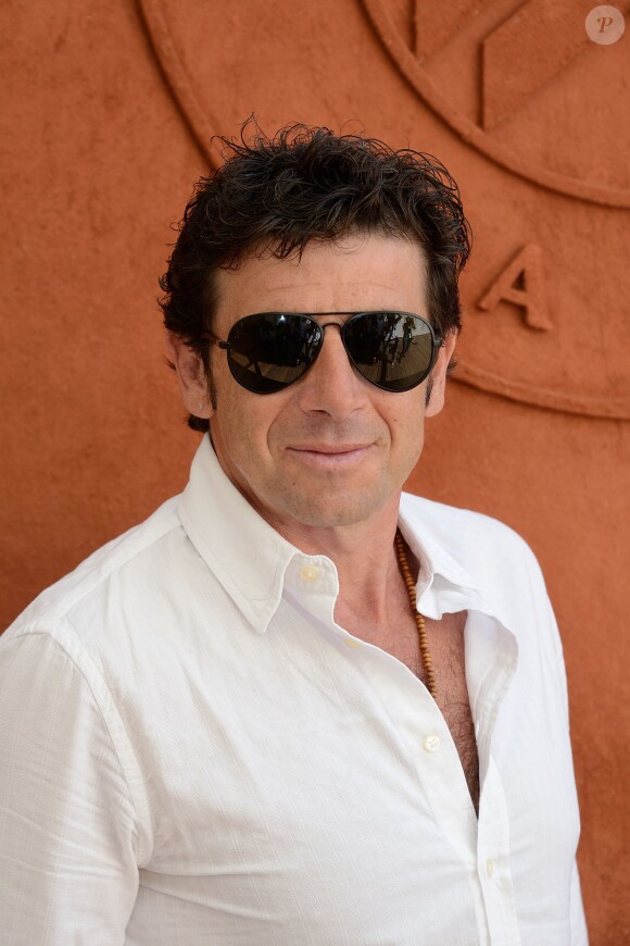 Patrick Bruel au tournoi de Roland-Garros, le 8 juin 2014.
