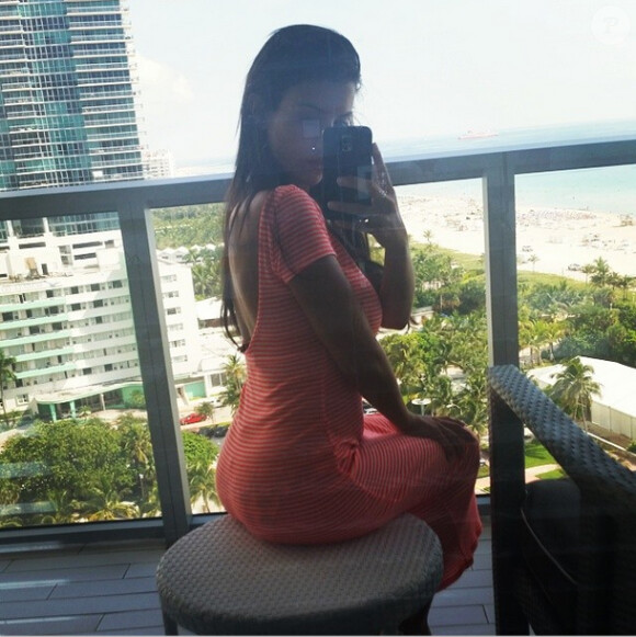 Ludivine Sagna à Miami, photo publiée sur son compte Twitter, le 19 juillet 2014