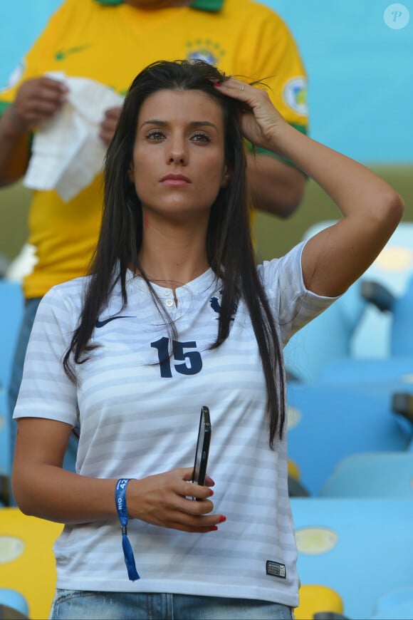 Ludivine Sagna, lors du match France Equateur au stade Maracana de Rio le 25 juin 2014