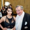 Kim Kardashian et Richard Lugner assistent à l'Opera Ball à Vienne. Le 27 février 2014.