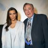 Kim Kardashian et Richard Lugner en conférence de presse à Vienne. Le 27 février 2014.